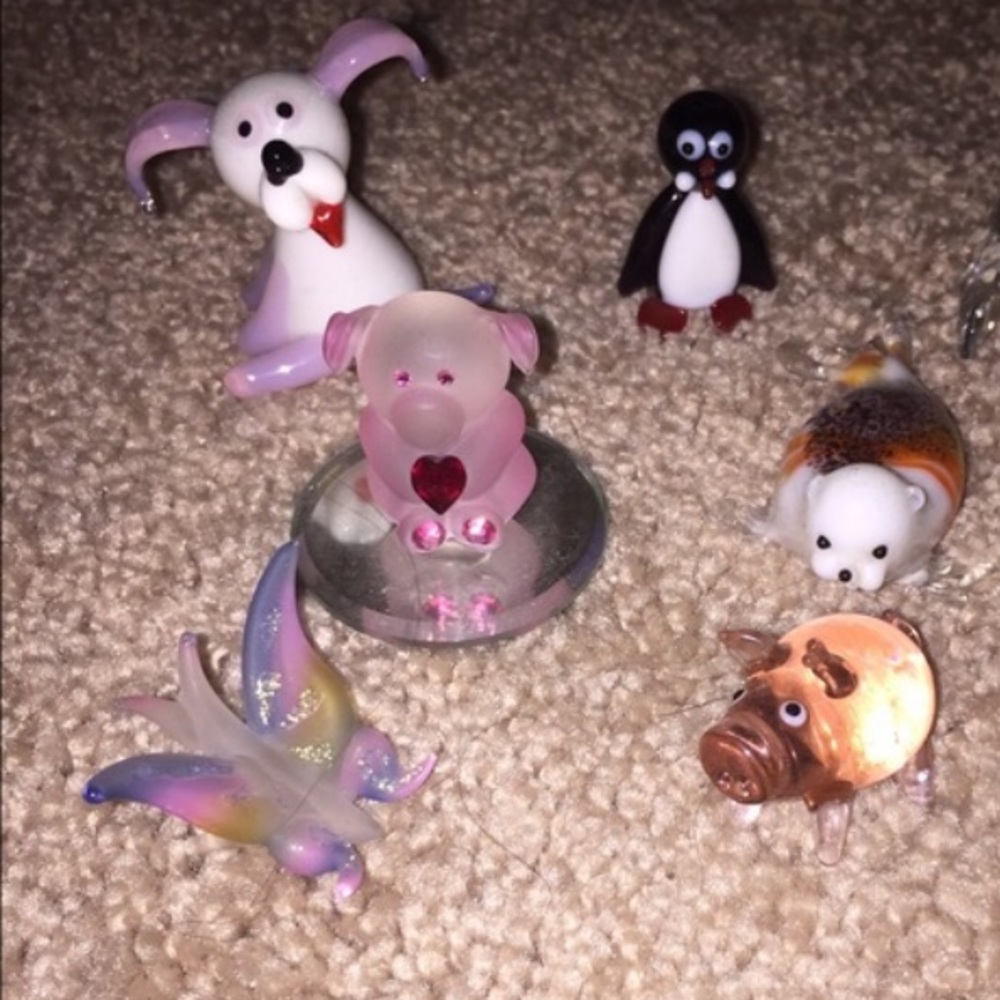 Glass figurines